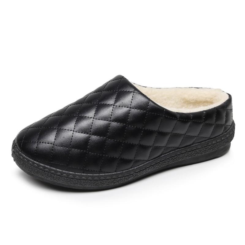 

Slippers Woman Winter Warm Slient Fluffy Slippers Women Fur Plush Women s Slippers Flat Female Footwear Living Room Shoes 41 білий