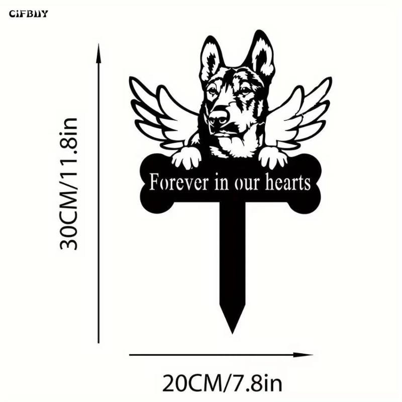Personalized Pet Memorial Metal Heart Ornament Christmas Keepsake Gift
