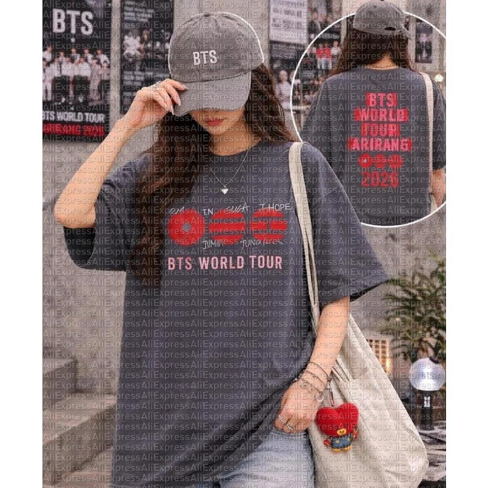 2026 Summer Korean Team BTS Printed T-shirt, Cotton Casual T-shirt, Essential for Fans