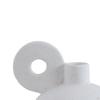Minimalism White Color Ceramic Vase Table Centerpiece Art Flower for Dining Room Wedding Decor