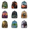 Dinosaur Animal Print Design Kids Lightweight Backpack For School Travel