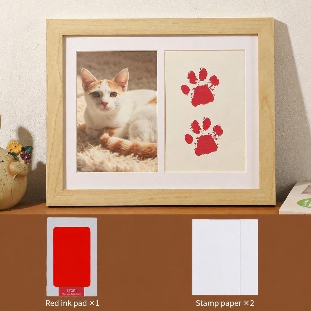 Tabletop Display DIY Pawprint Keepsake Frame Pet Paw Print Kit  Memorial Gift