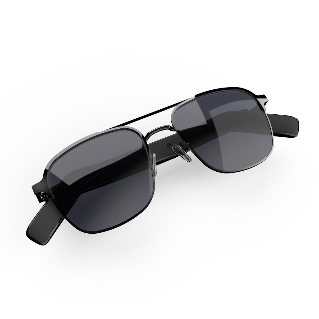 Gafas de Sol Inteligentes de Audio SG-11 Pro, Gafas de Conducción Ósea Bluetooth 5.4 con Protección UV Anti Luz Azul Sonido HIFI
