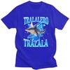 Tralalero Tralala Hai Meme T-Shirt Unisex Kurzarm T-Shirts Sommer Lässig Grafik-T-Shirt Baumwolle Locker Übergröße Kleidung