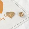 Stylish Enamel Heart Shaped Pin Exuding Whimsical Charm For Men Women And