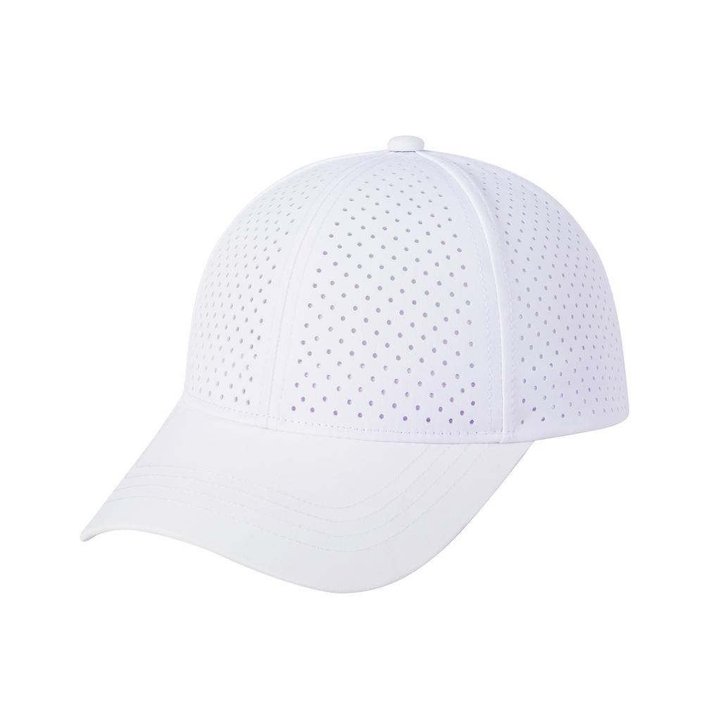 FEINION Męska Czapka Baseballowa Szybkoschnąca z Laserowo Wycinaną Siateczką, Daszek Zakrzywiony, Zapięcie Snapback