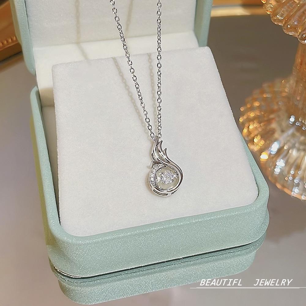Korea's Best-Selling Clavicle Pendant Necklace - Super Fairy Titanium Steel Jewelry for Women
