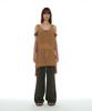 Partimento Woman Asymmetric Lace Trim Slip Dress_Beige