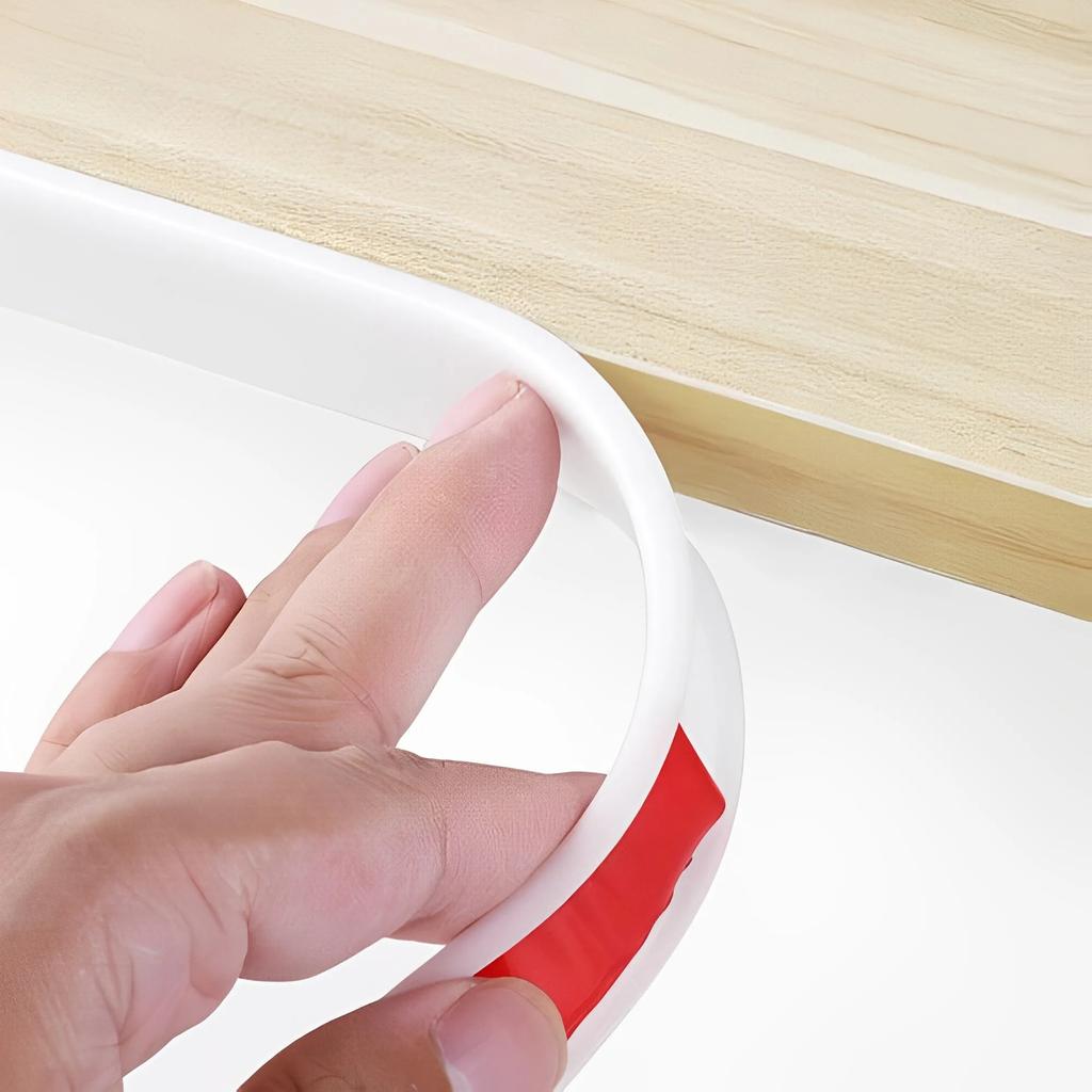 1PC 5m/196.85inch Edge Banding Strip Furniture Board Cabinet Table Chair Protector Cover U-Shaped Silicone Rubber Strip