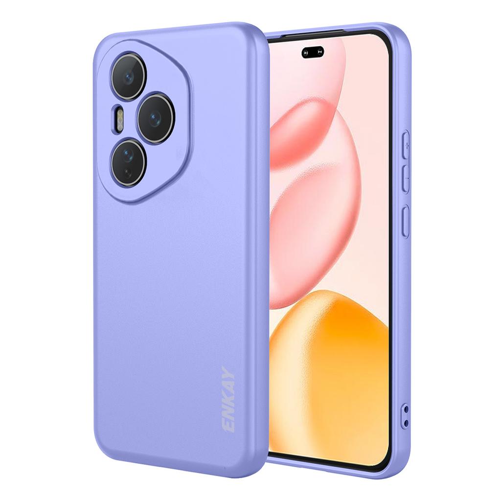 Dla Honor 400 Pro 5G (Światowy) Silikonowe etui ENKAY HAT PRINCE z prostymi krawędziami, tylna obudowa na telefon komórkowy