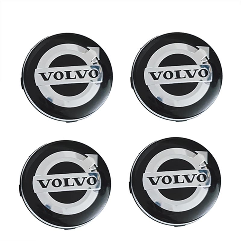 4Pcs 62mm is suitable for Volvo XC90 C70 V50 automobile hub center cover logo cover luxury hub cover auto parts decoration. JF3
