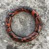 Vintage Dark Series Fun Leopard Series Print Acrylic Stackable Bracelets Women Resin Stretchy Bracelet 2025 Trend Jewelry