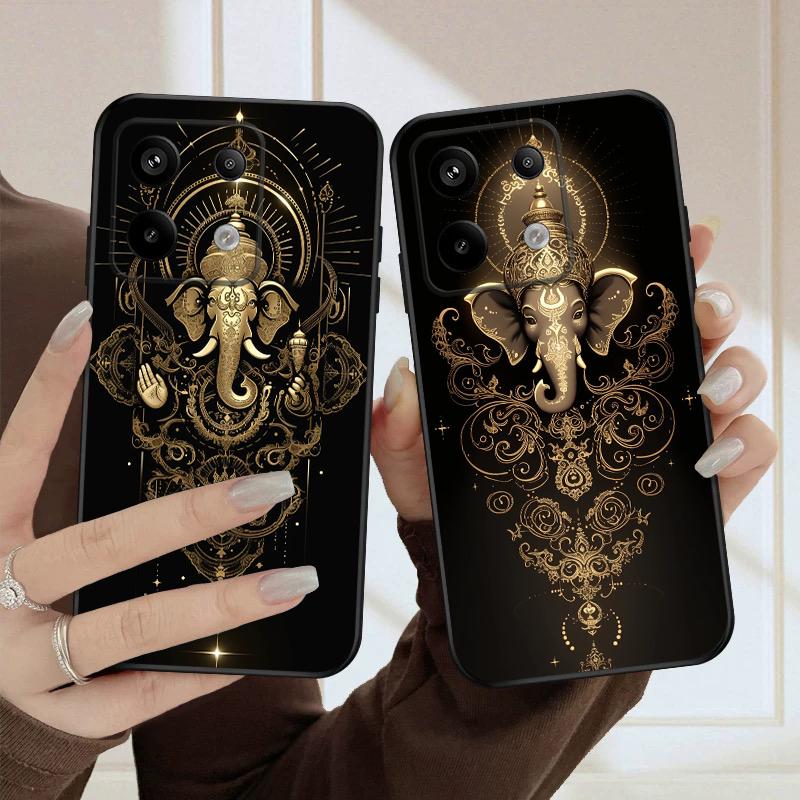 Cartoon Elephant For Redmi Note 10 11 Note12S 12 13 14 Pro Plus 5G 14S 4G 13ProPlus 9S 9 P ro 13C 14C silicone soft phone case
