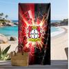 Blackburn Rovers Fußball Print Strandtuch, Großes Weiches Schnelltrocknendes Handtuch für Strand Camping Schwimmen