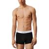 Calvin Klein Confezione da 3 Boxer Briefs a Vita Media con Stampa di Lettere Comodi Biancheria Intima da Uomo Neri 000NB3963A-UB1