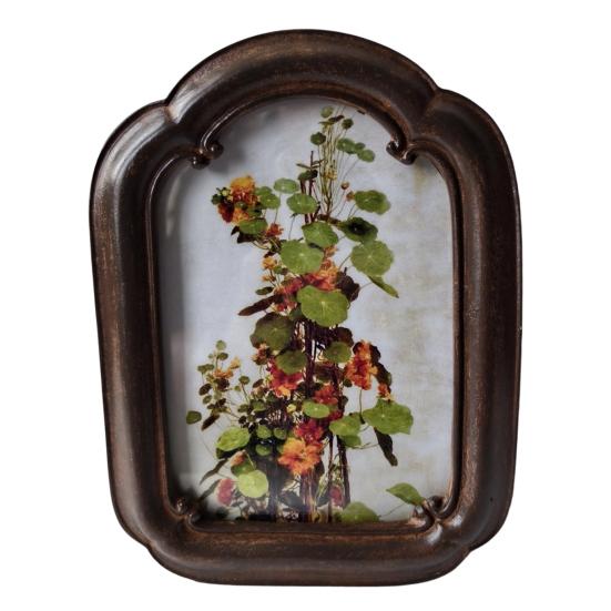 Retro Po Frame Vintage Rustic Picture Frame Resin Arched Picture Frame for Wall