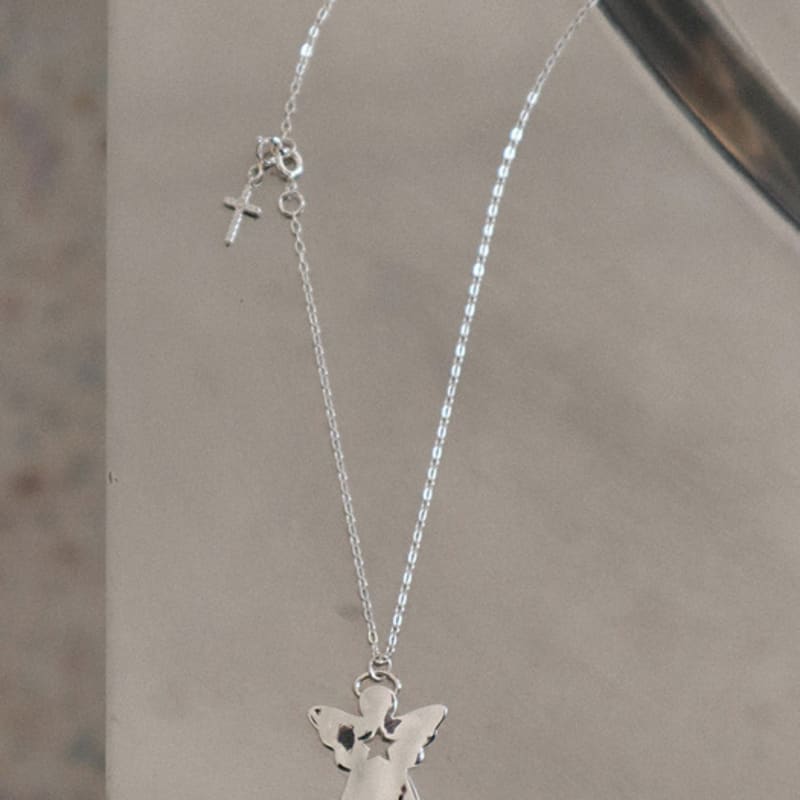 

OudStudio Angel Ornament Necklace_Silver Silver