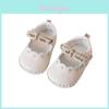 Baby Girl Soft Sole Shoes With Butterfly Bow For Spring Autumn Walks