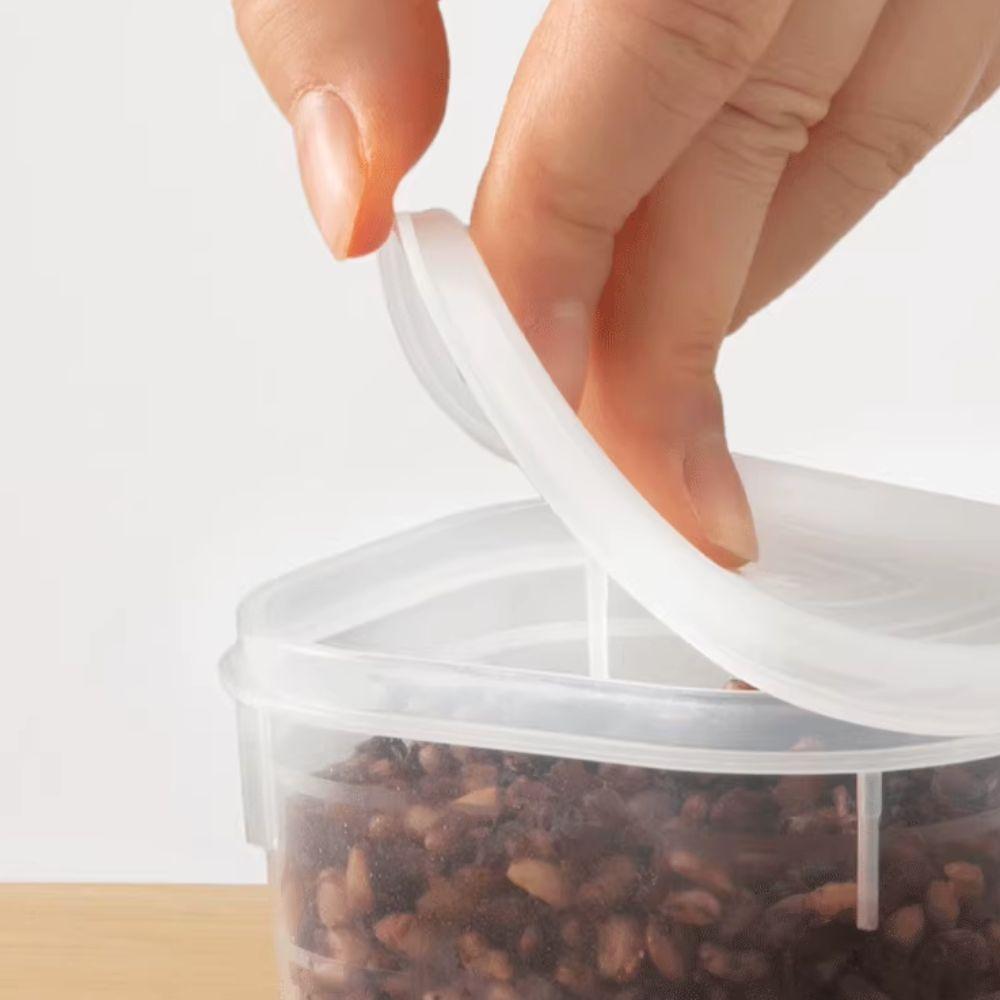 Divided Fresh-keeping Box Sealed Seasoning Storage Jar Portable Frozen Soup Box  Fruit