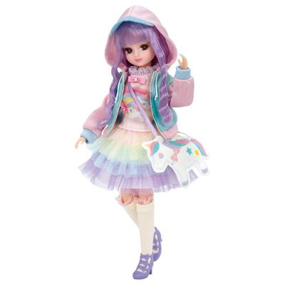 TAKARA TOMY Dress Dreamy Coordinate Dress Doll Pretend Play Toy for Ages 3 and Meets Toy Safety ST Mark Certified "Licca-chan LW-18 Set" Dress-up Up,