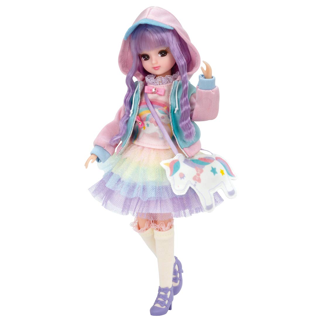 

TAKARA TOMY Dress Dreamy Coordinate Dress Doll Pretend Play Toy for Ages 3 and Meets Toy Safety ST Mark Certified Licca-chan LW-18 Set Dress-Up Up,