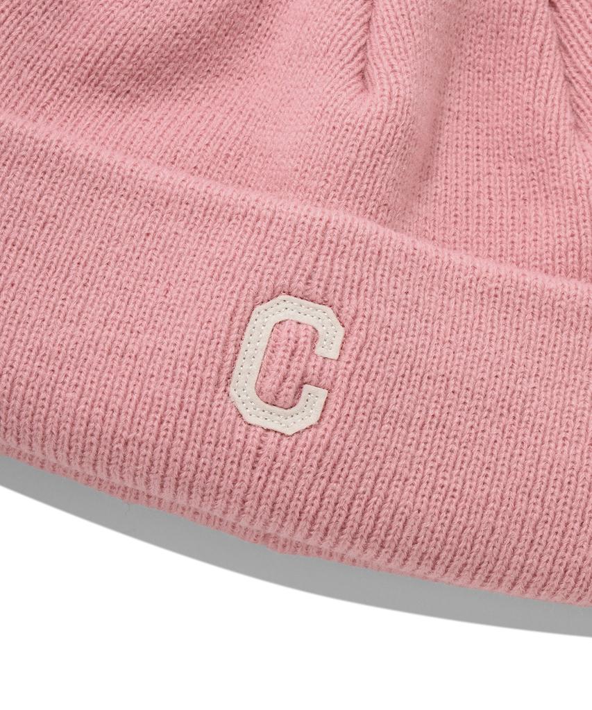 COVERNAT C Logo Basic Acrylic Beanie Pink