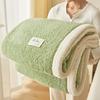 Modern Simple A-class Mother And Baby Grade Half Flannel Blanket All Season Universal Double-faced Thick Warm Office Nap Blanket
