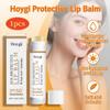 Hoygi schützender Lippenbalsam, sanft, nährend, feuchtigkeitsspendend, glänzend, weich und zart, für trockene Lippen, tägliche Lippenpflegeprodukte 1 Stück