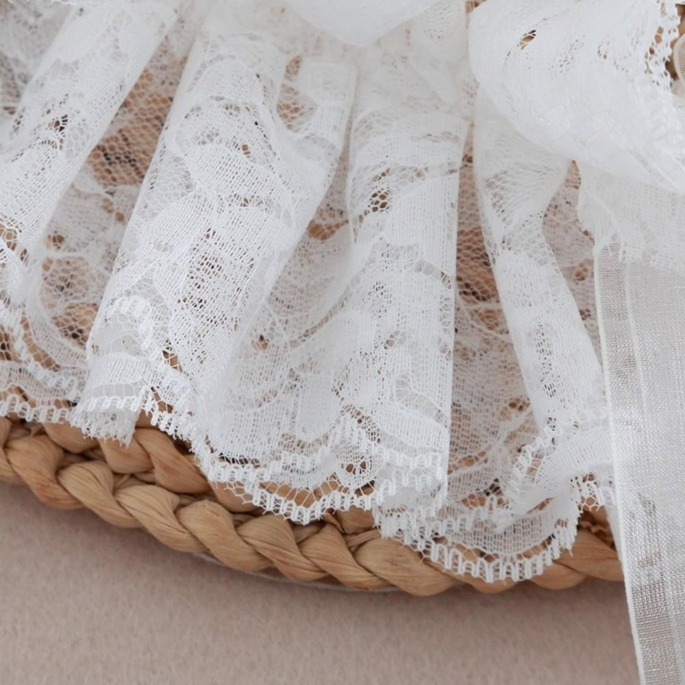 Lace Ruffled Lace Fake Collar Black Blouse Shoulders Fake Collar Universal Ruffled Sleeve  Ladies