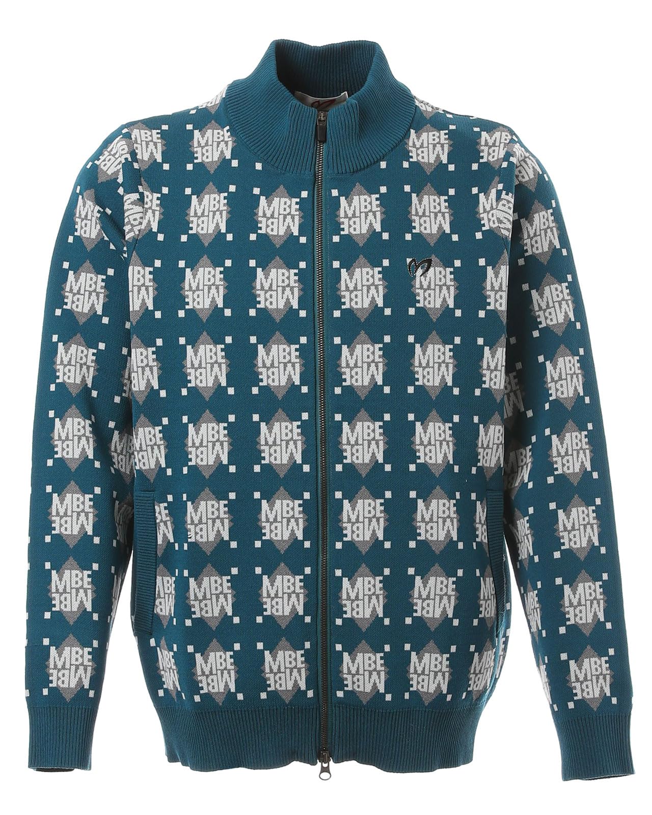 

knit blouson Golf 6 [Master Bunny] Men s (W jacquard) / / 758-5172201 110_Blue [LL]