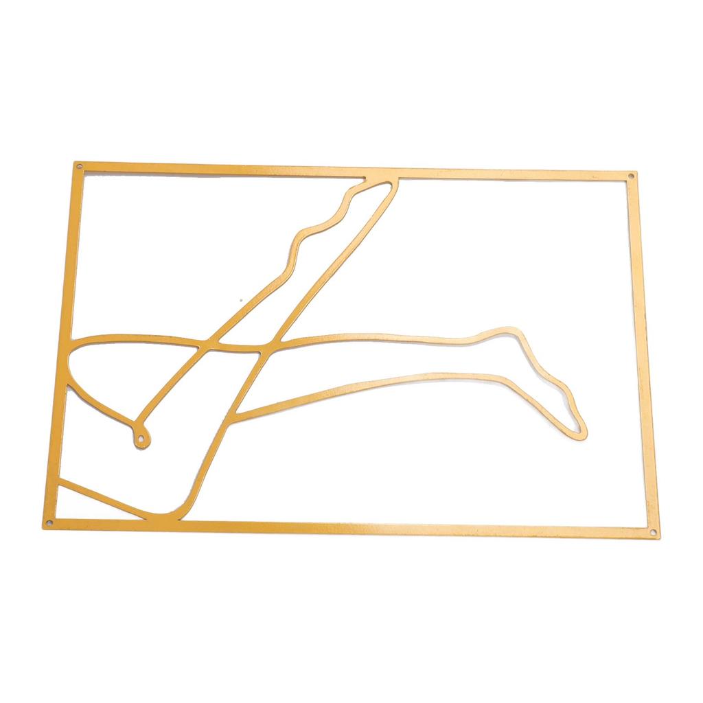Female Art Wall Decoration Minimalist Modern Iron Art Innovative Metal Line Wall Art Decor for