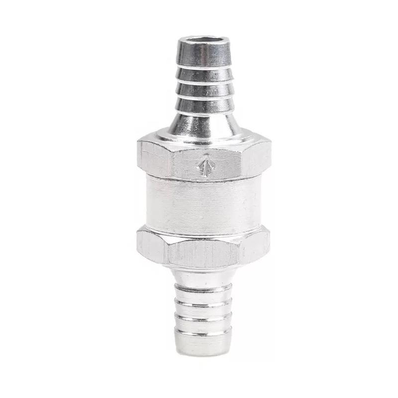 Aluminum Alloy Check Valve for Automotive Diesel Fuel Pipeline 6/8/10/12mm Sizes Available for Machinery