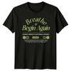 Breathe And Begin Again TShirt Mindfulness Wellness Birthday Gift For Him Her