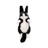 Cow Cat Grey Cat Puppy Puppet Bag Cute Plush Pet Inspired Backpack For Daily Use