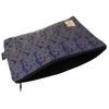 Senshishuin Nishijin Brocade Stamp Book Case Navy Blue Heart Sutra Pouch/Goshuin (Lined) (Size M)