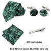 Heren Paisley Jacquard Stropdas met Cadeaubox - Elegante 8CM Cashew Design