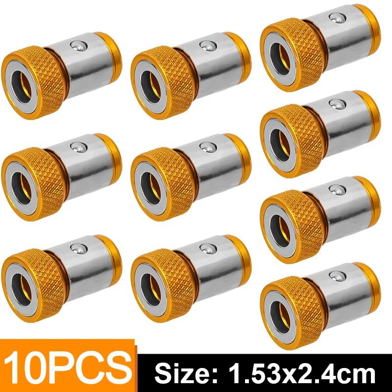 Magnetic Ring Screwdriver Bit Holders Cross Phillips Magnet Strong Magnetizer Removable Part Adapter Screw Driver Power Tools