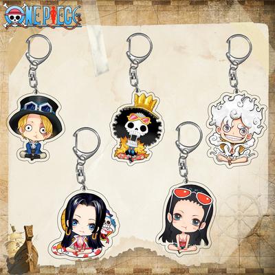 One Piece Acrylic Keychain, Luffy, Zoro One Piece Keychain, Anime/Anime Cartoon Acrylic Bag Keychain