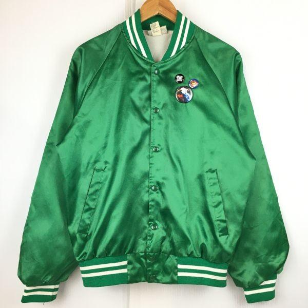 

Б/У/Винтажная атласная куртка стадионного типа Hartwell USA 80-х годов 38-40 M Зеленый