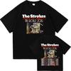 Reality Awaits North America Tour 2026 Tshirt The Strokes Band Design Print Tshirts Cotton Summer Short Sleeve Male Tees Shirt