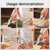 1 Large Strong Spring Kitchen Scissors, Sharp Stainless Steel Scissors, Barbecue Scissors, Chicken Bone Scissors, Steak Scissors.