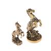 Bronze Horse Desktop Decoration Living Room Tea Table Sculpture Metal Craft Home Decorations Chinese Zodiac Horse Statue