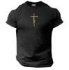 Faith T Shirt Gym Clothing Bodybuilding Training Workout Exercise Boxing Mma Top