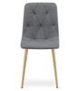 Libra Chair - Dark Gray Fabric / Wood Color Legs X 2