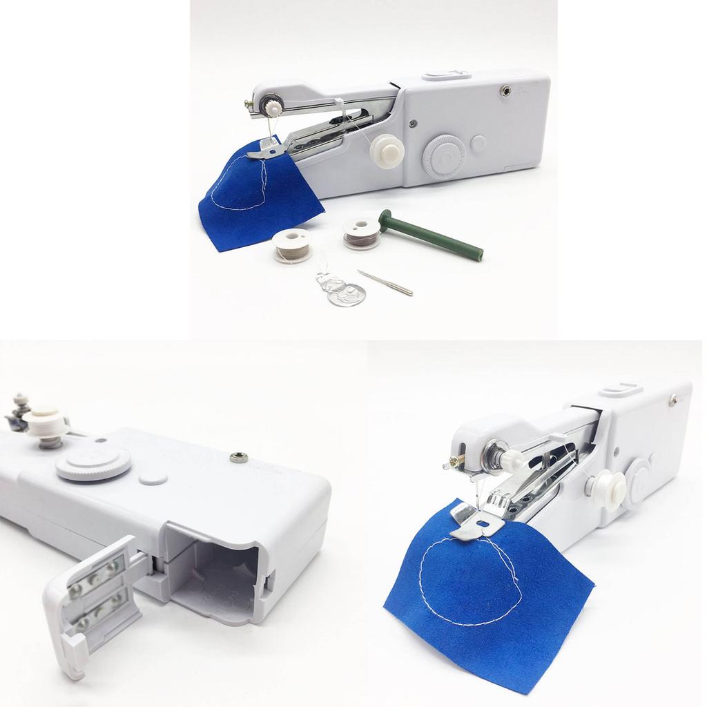 Handheld Sewing Machine Mini Electric Sewing Machine Portable Sewing Machine & Accessories for Garment Curtains Leather