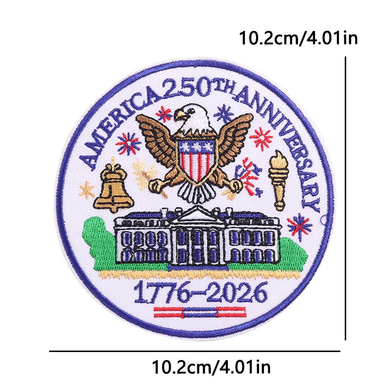 United States 250 Anniversary Embroidery Patch Iron On Patches On Clothes American/USA Applique Decorate Sewing Badges
