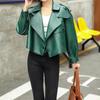 Genuine Leather Jacket for Women Spring and Autumn New Style Sheepskin Jacket Temperament Short Korean Style Loose Leather Jacket Trendy