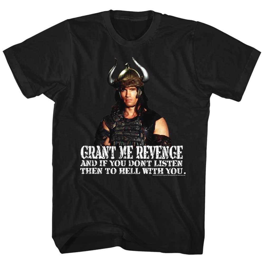 Conan The Barbarian TShirt Unisex Classic Barbarian Quote Graphic Short Sleeve Streetwear Casual Loose Fit s Movie Fan Tee