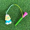 Plastic Fisherman's Bear Golf Tee Recyclable Golf Novelty Shape Tees  Golf Accessories