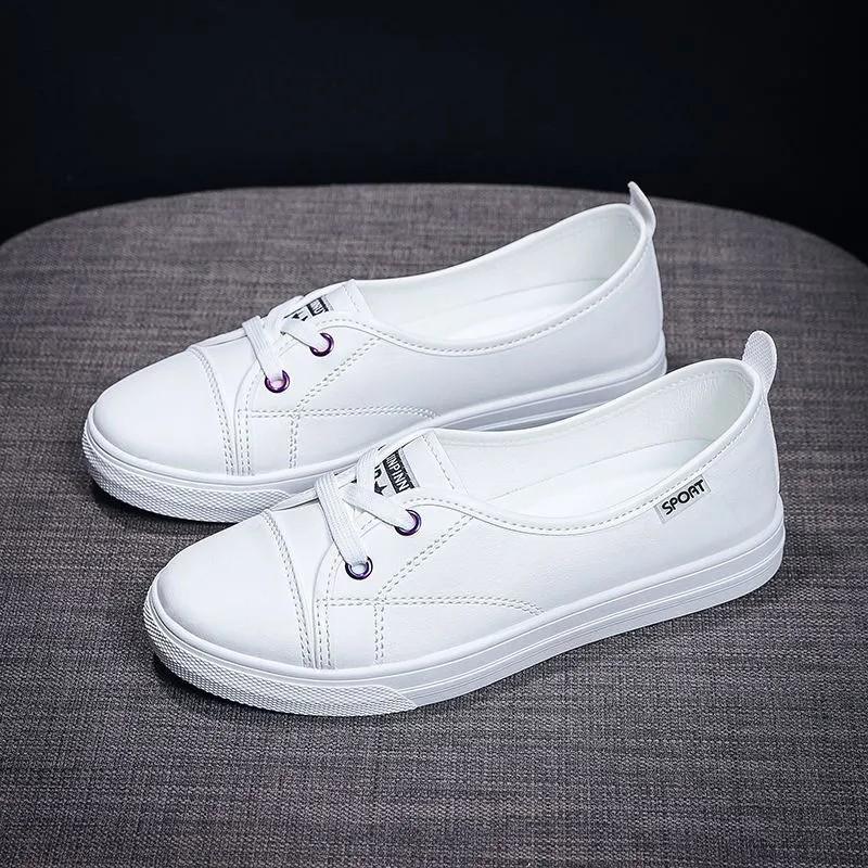 Little white shoes female new student Korean version versatile four-season skirt breathable mother shoes nurse shoes women's board shoes